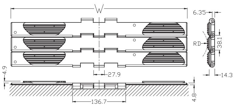 Ast821 Plastic Flat Top Belt